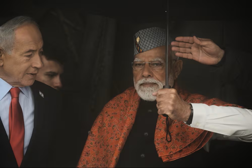 LUNA DE MIEL DE NATANYAHU Y MODI