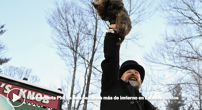 SEGUIRÁ EL INVIERNO, SEGÚN LA MARMOTA