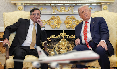 PETRO Y TRUMP SE REUNEN EN LA CASA BLANCA