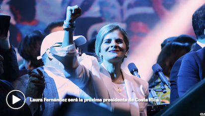 NUEVA PRESIDENTA EN COSTA RICA