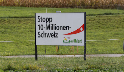 Y SUIZA TAMBIEN QUIERE SOLO 10 MILLONES DE EXTRANJEROS