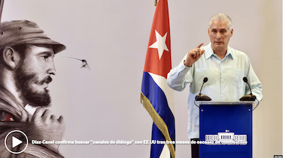 ADEMÁS, CUBA ACCEDE AL DIÁLOGO CON EEUU... ¿TODO A LA VEZ?