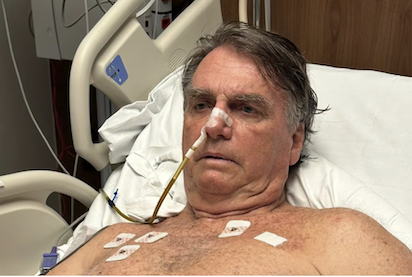 BOLSONARO HOSPITALIZADO EN CUIDADOS INTENSIVOS
