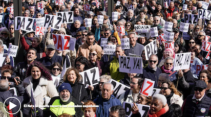 EN ESPAÑA: “NO A LA GUERRA” Y DE ELECCIONES