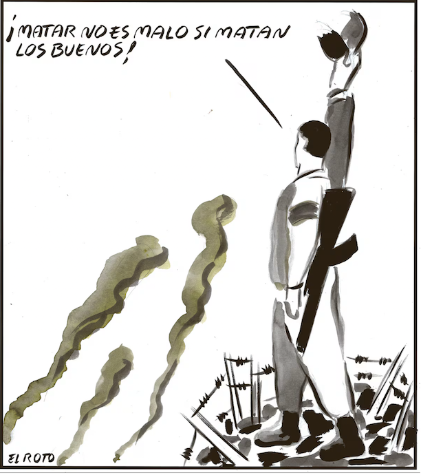 VIÑETA DEL ROTO: MATAR… TODO DEPENDE