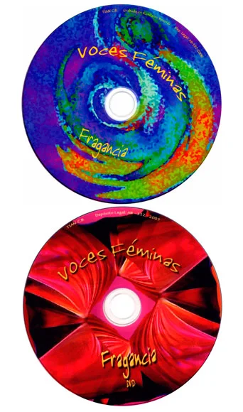 FRAGANCIA-VOCES FÉMINAS- CD Y DVD