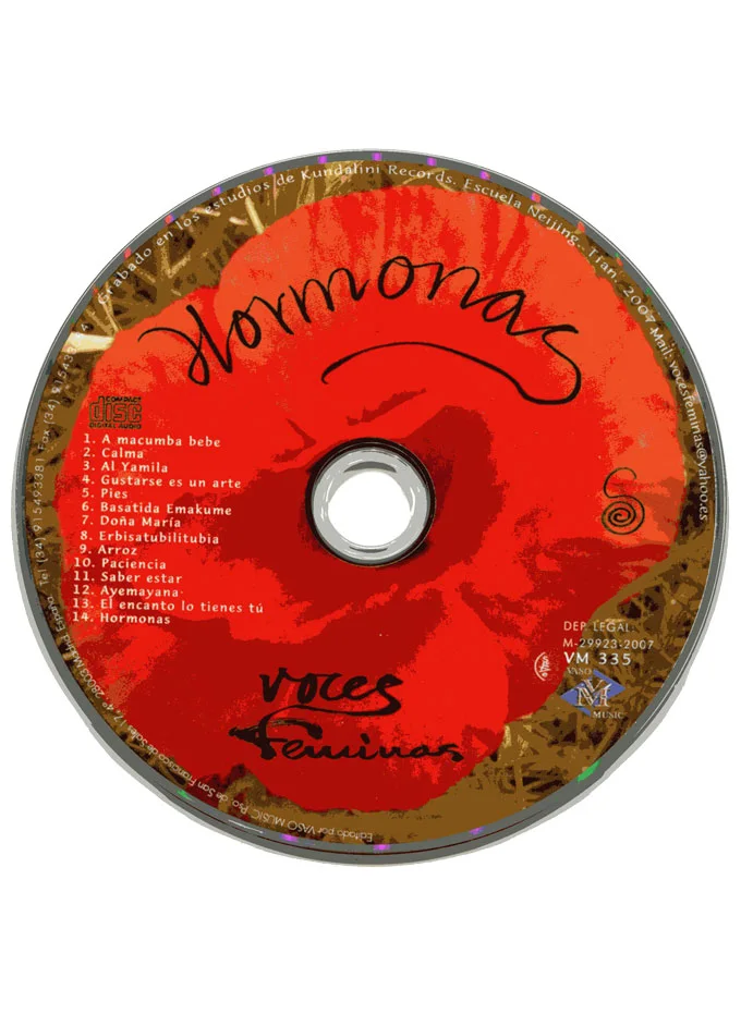 HORMONAS-VOCES FÉMINAS- CD